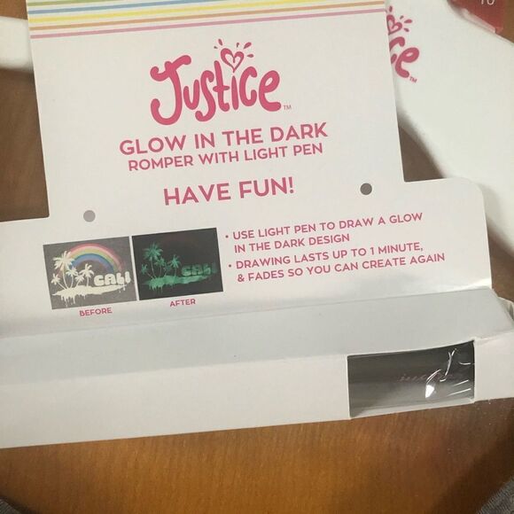 Justice Romper Girls Medium - Picture 4 of 5